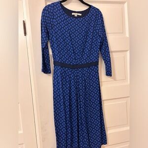 Adorable Boden print dress in EUC. Like new!